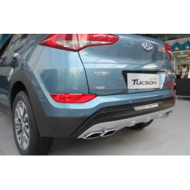 Накладка на задний бампер Hyundai Tucson 2017